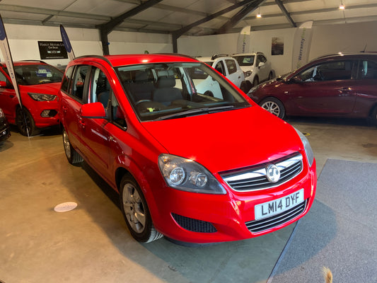 Vauxhall Zafira 1.8L petrol exclusive mpv 7 seater