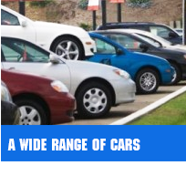 A WIDE RANGE OF CARS