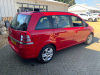 Vauxhall Zafira 1.8L petrol exclusive mpv 7 seater