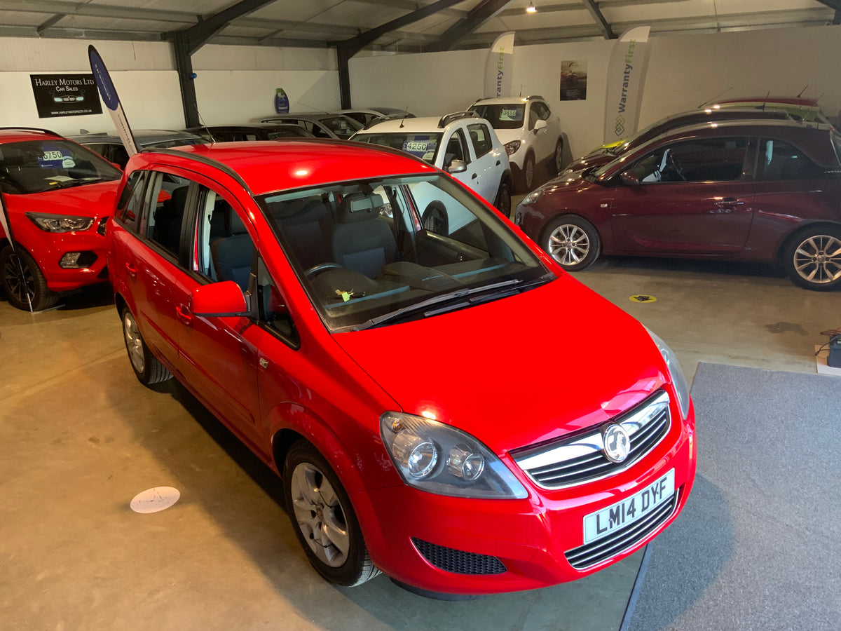 Vauxhall Zafira 1.8L petrol exclusive mpv 7 seater